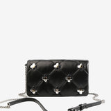 TORY BURCH - Women Kira Multi Clover Diamond Quilt Chain Wallet