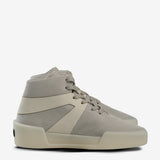 Grey sneakers, side view