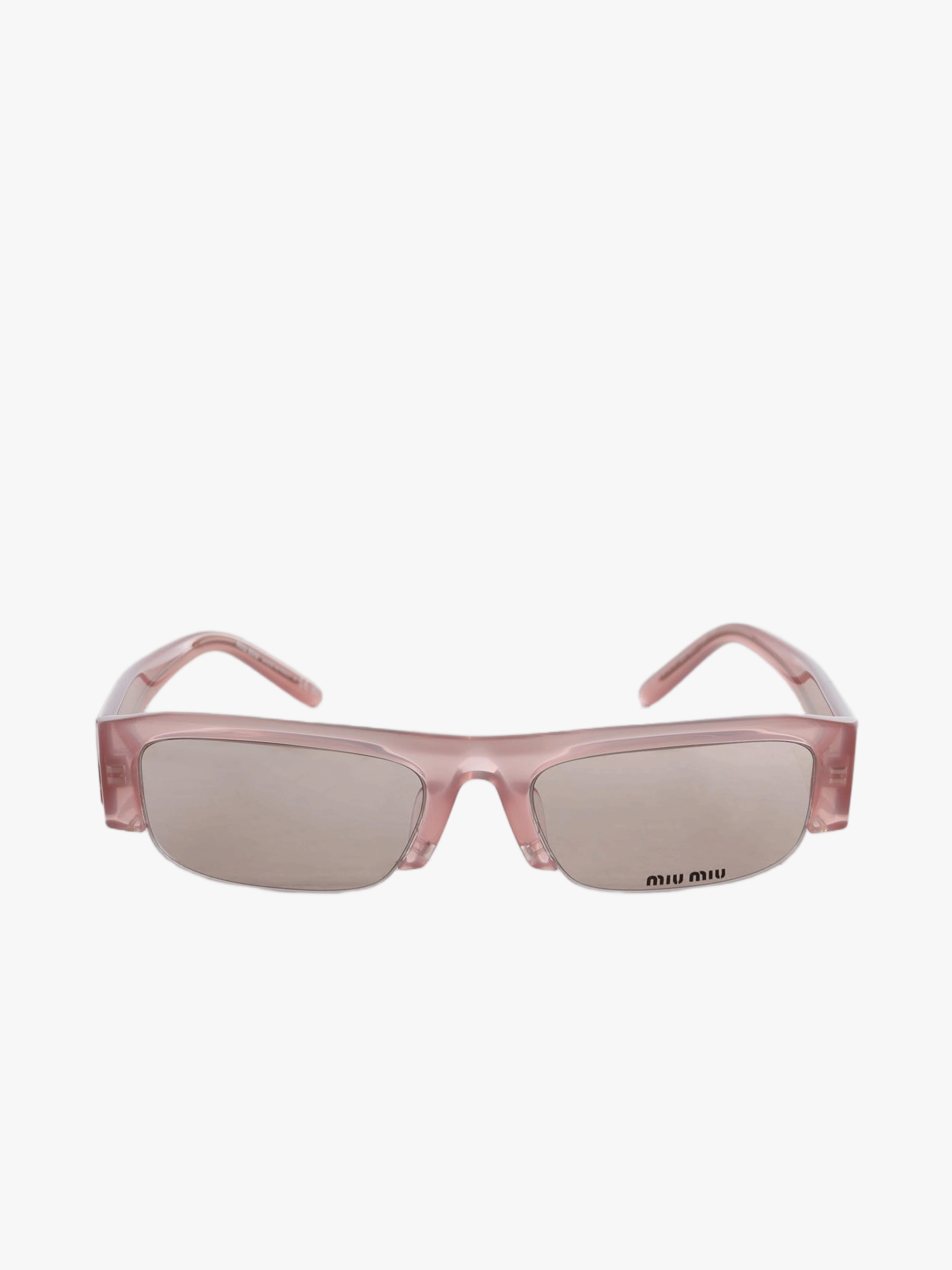 Pink eyewear, front view