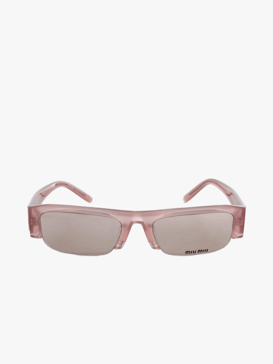 Pink eyewear, front view