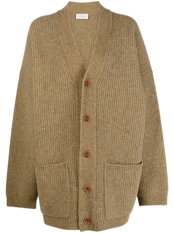 LEMAIRE Men Felted Cardigan Coat