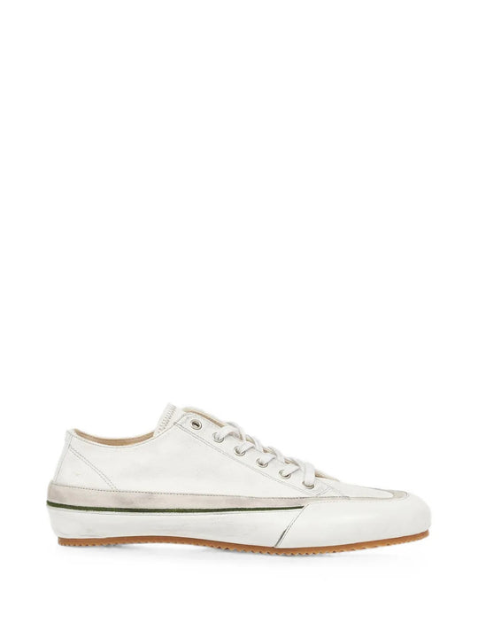 White shoes, side view