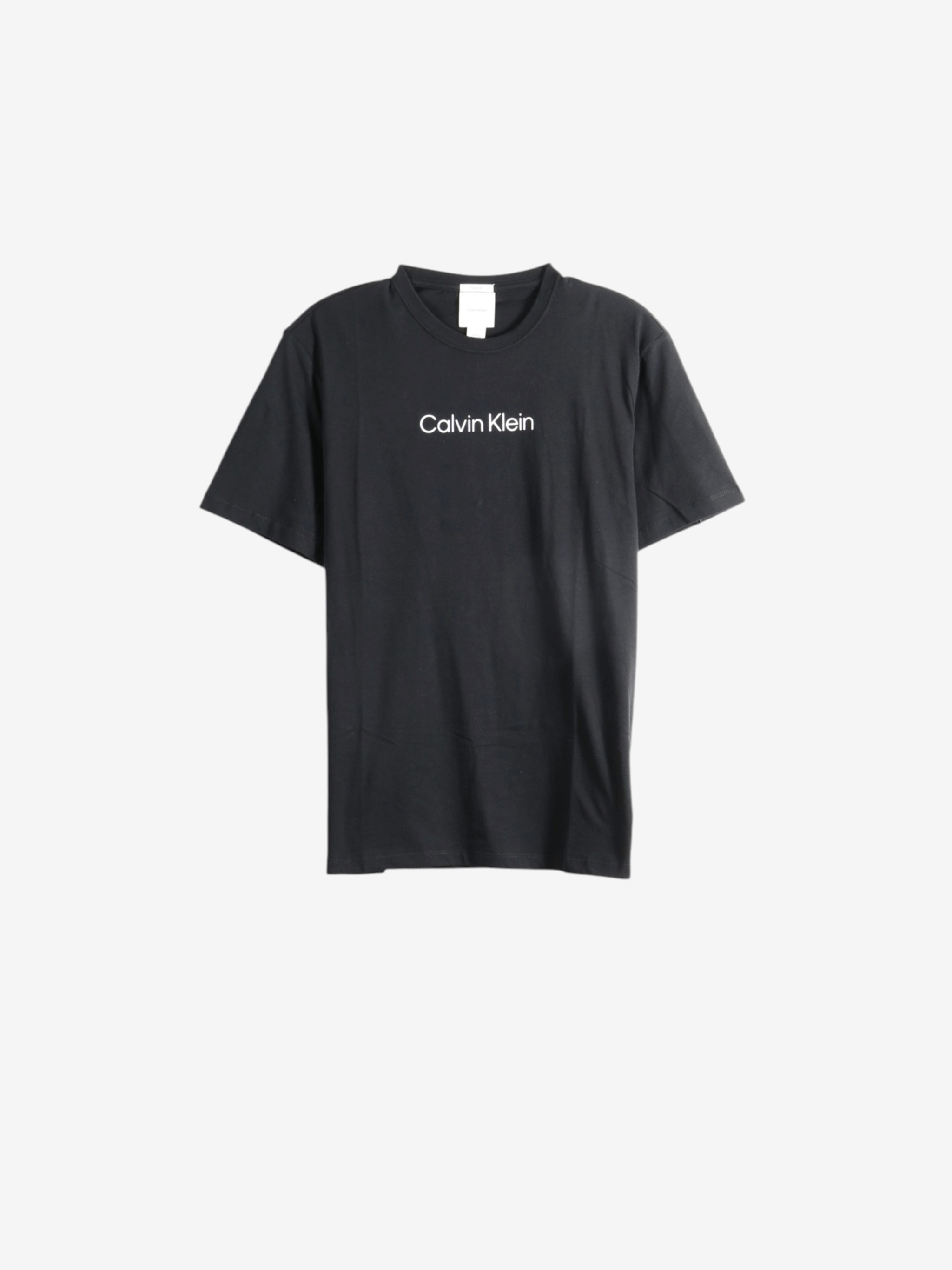 Black t-shirt, front view
