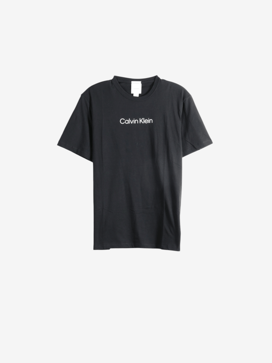 Black t-shirt, front view