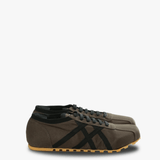 Brown sneakers, front view