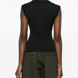 ALEXANDER WANG - Women Twisted Bust Layered Tank