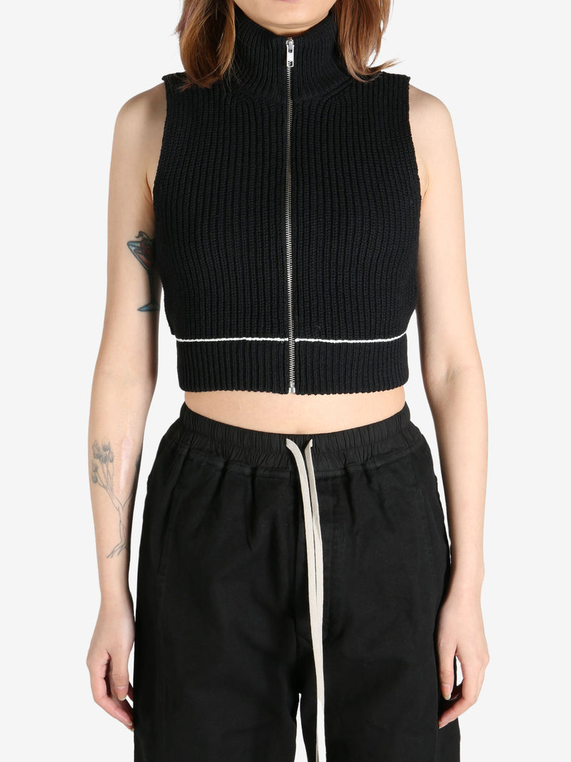 MM6 Maison Margiela - Women Knitted Zip Vest