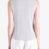 Grey shirt worn by a person, showing the shirt fit