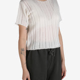 THE ELDER STATESMAN - Women Drop Needle SS Tee