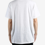 White t-shirt, full body view