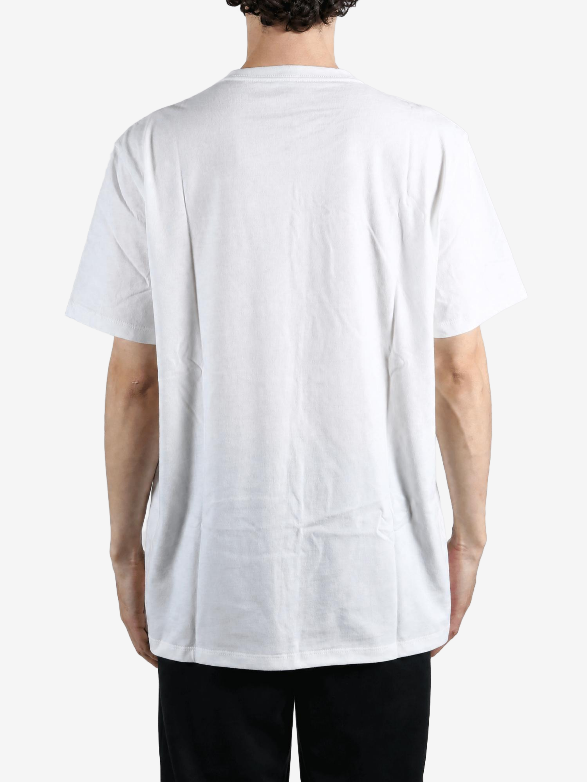 White t-shirt, full body view