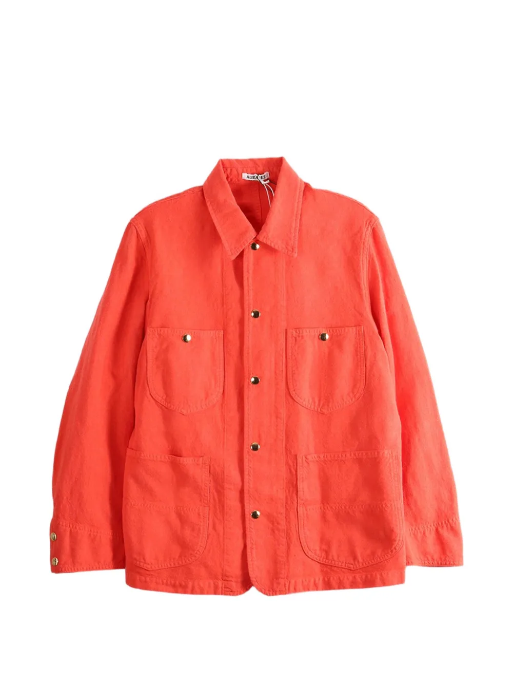 Orange jacket, front view