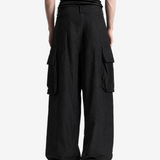 Black pants, full body view