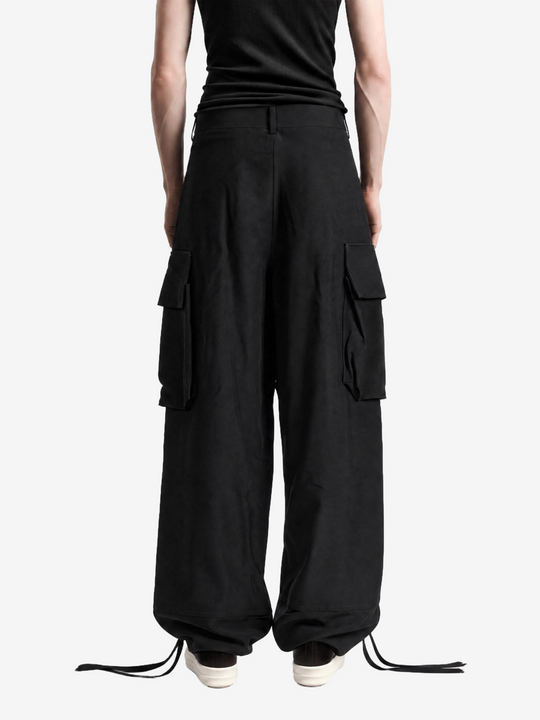 Black pants, full body view
