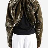 Green jacket, front view