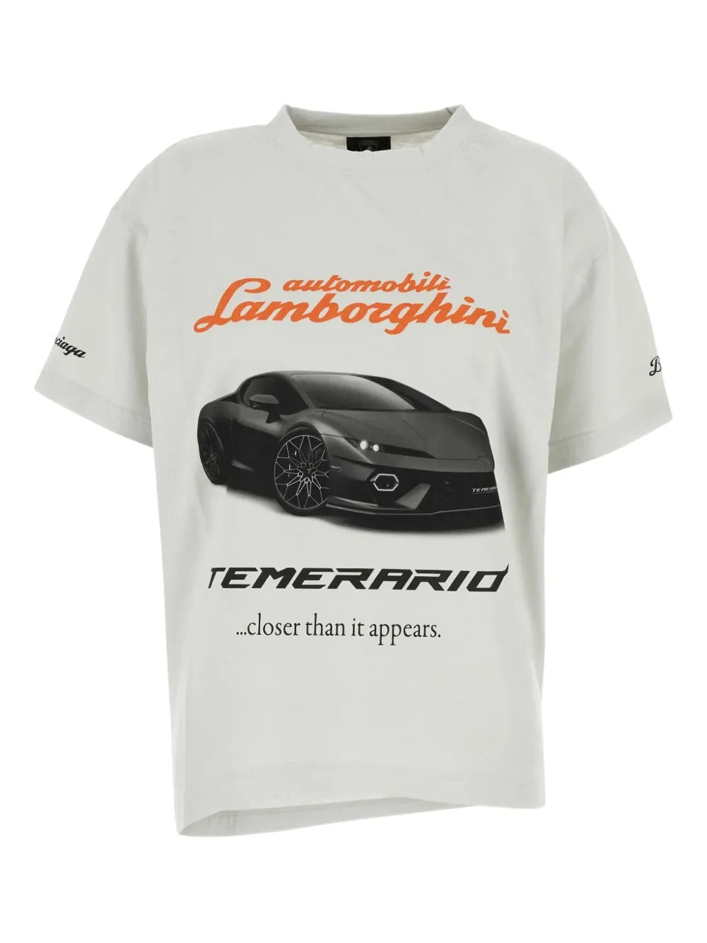 White t-shirt, front view