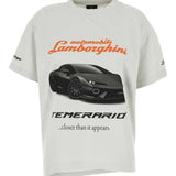 White t-shirt, front view