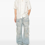 Blue jeans, full body view