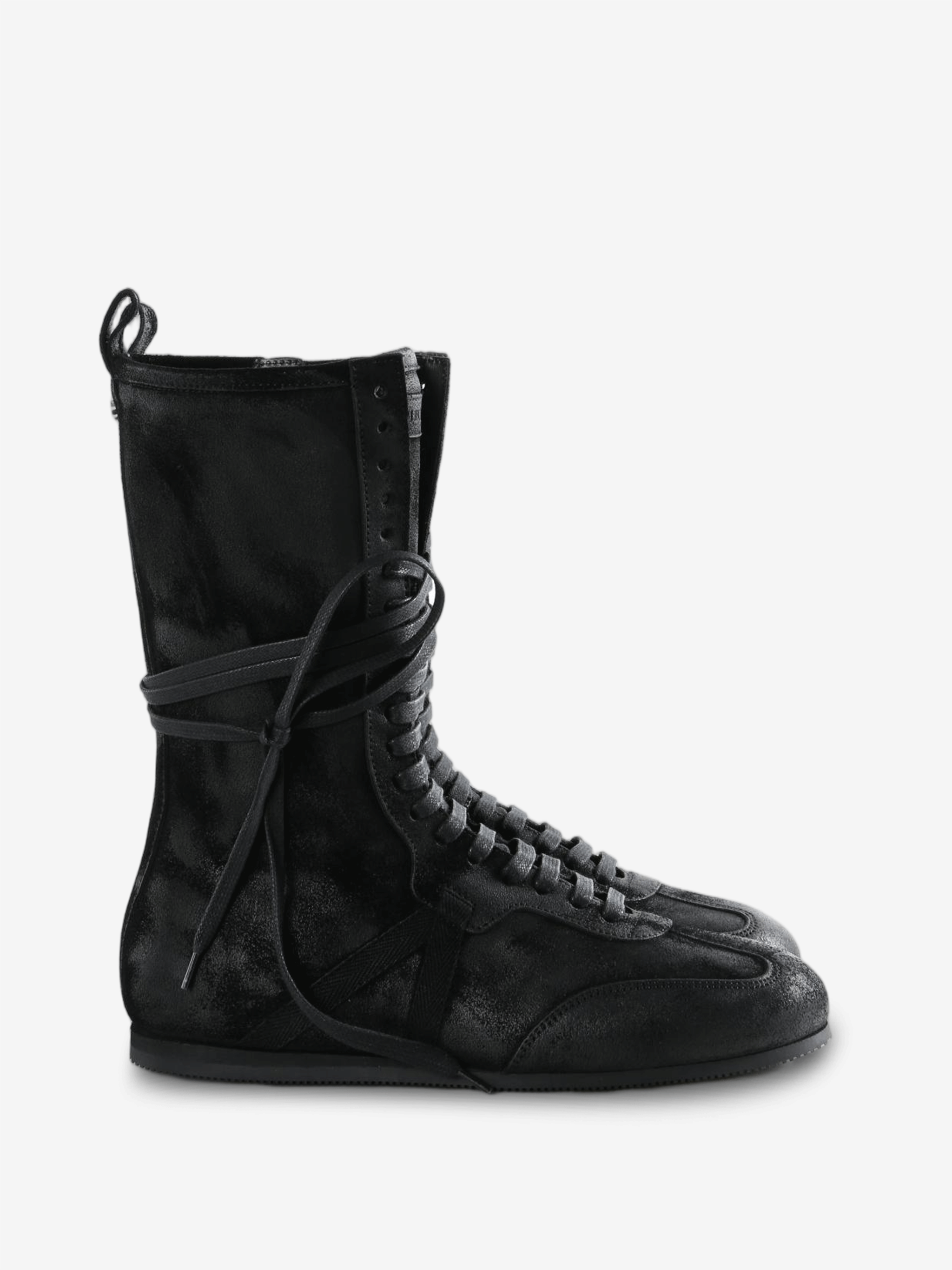 Black shoes, side view