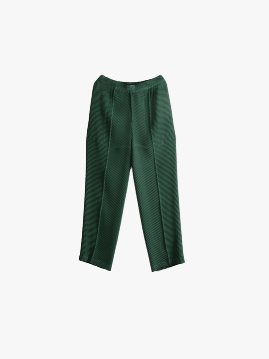 Green pants, front view