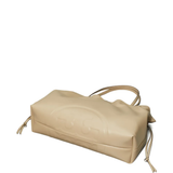 Tan bag, side view