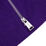 TEAM WANG X CHUANG ASIA - Women Pointed Flat-collar Cropped Baseball Jacket