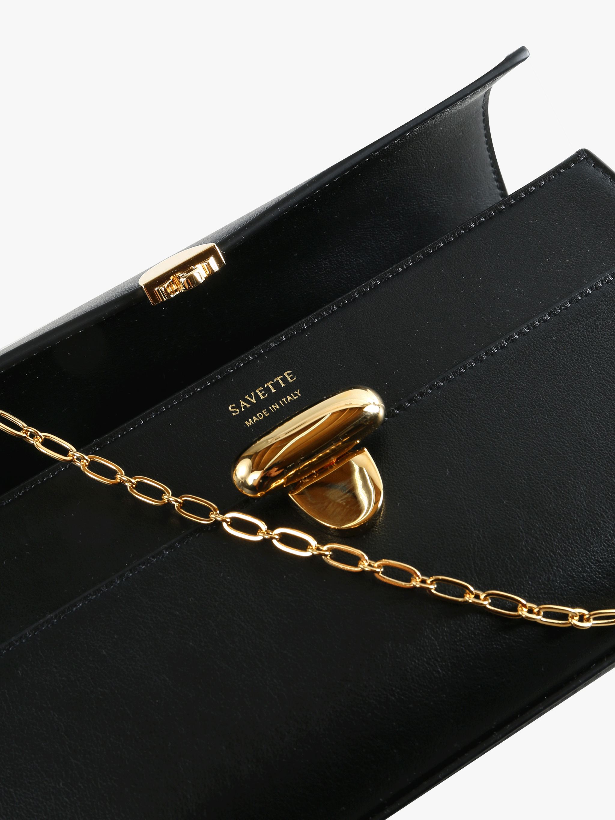 Black bag, top view