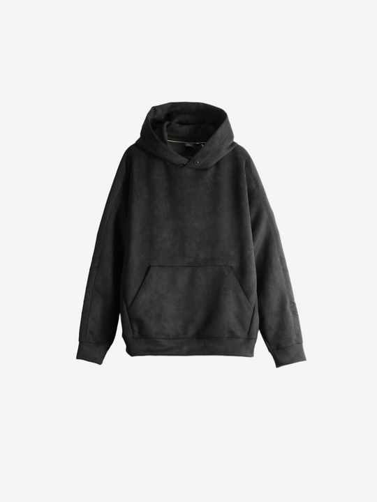 Black hoodie, front view