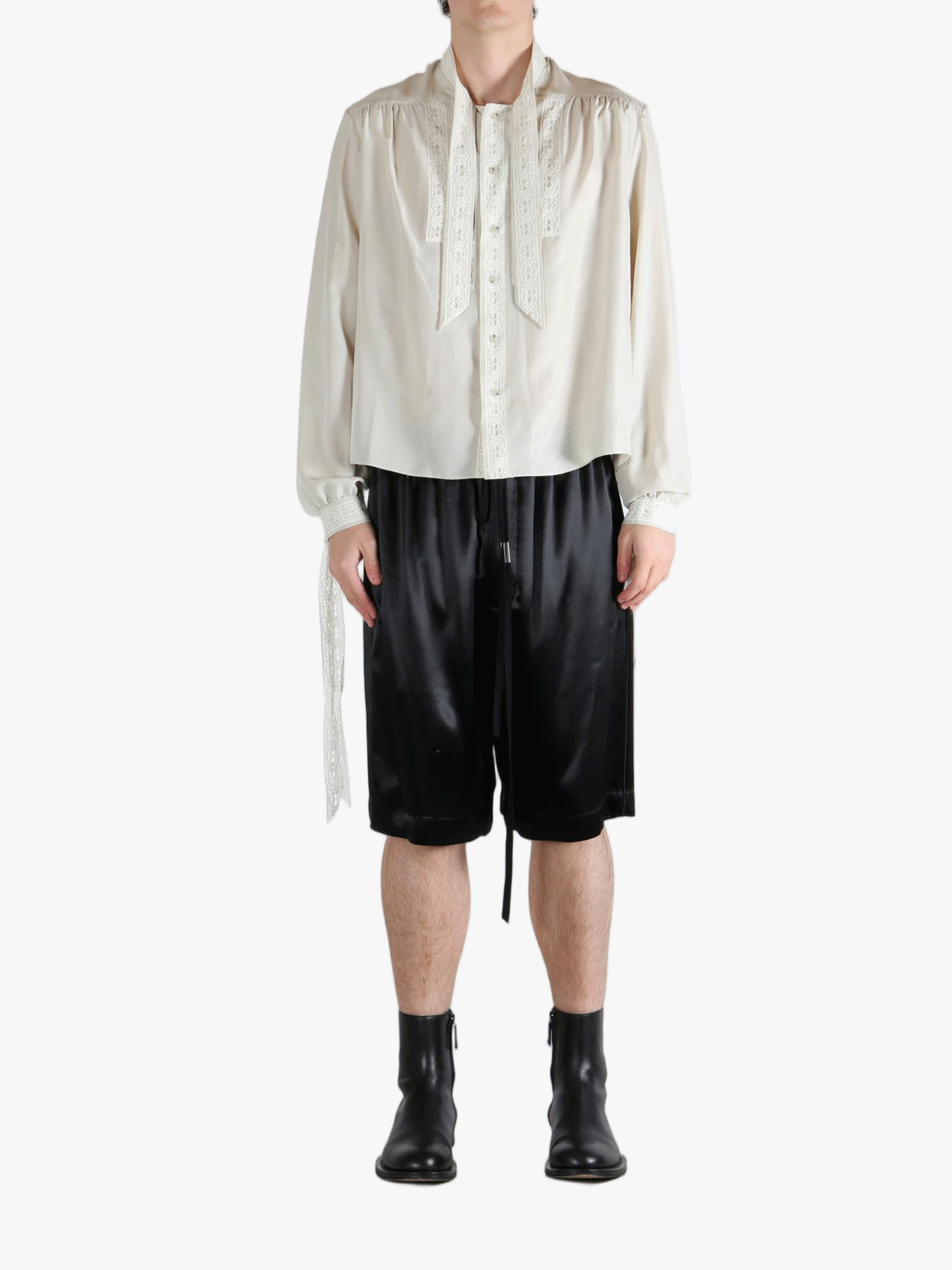 White shirt,full body view