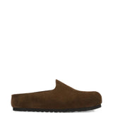 Brown sandals, front view