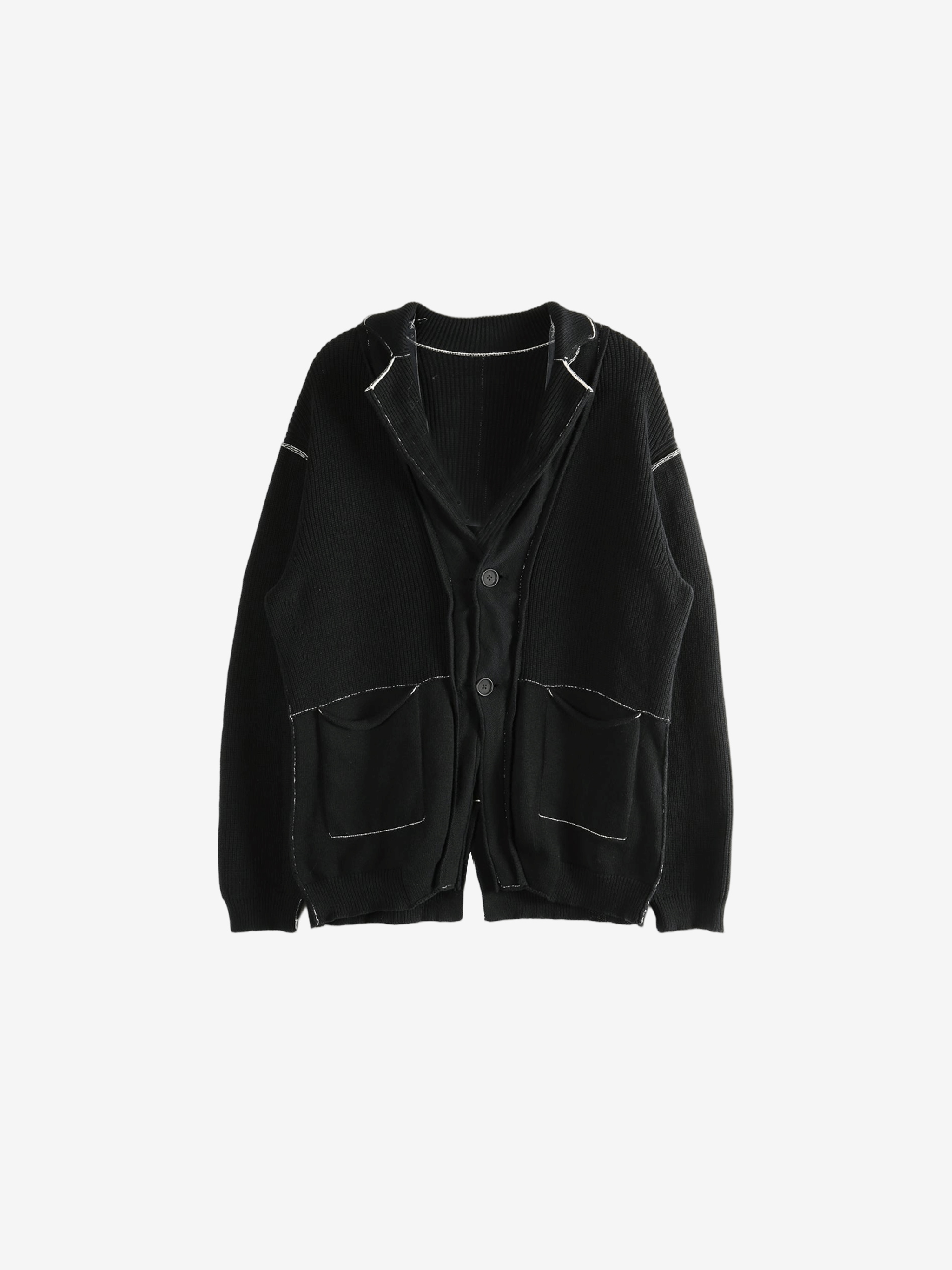 Black jacket, front view