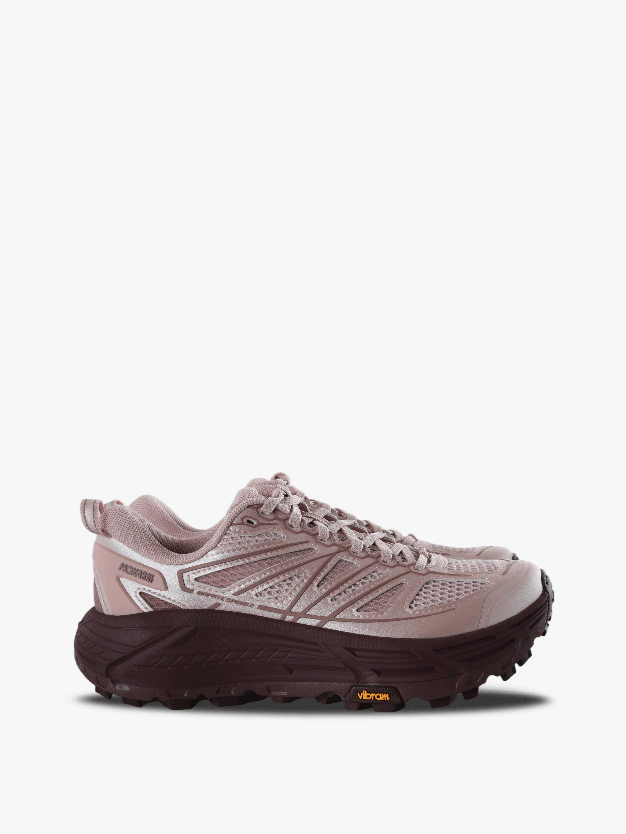 Pink shoes, side view