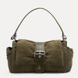 Green bag, front view