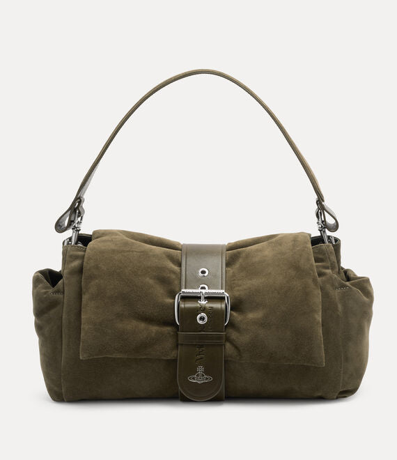 Green bag, front view