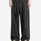 Grey pants, full body view
