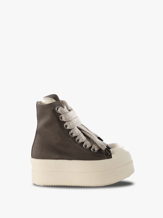 Brown shoes, side view