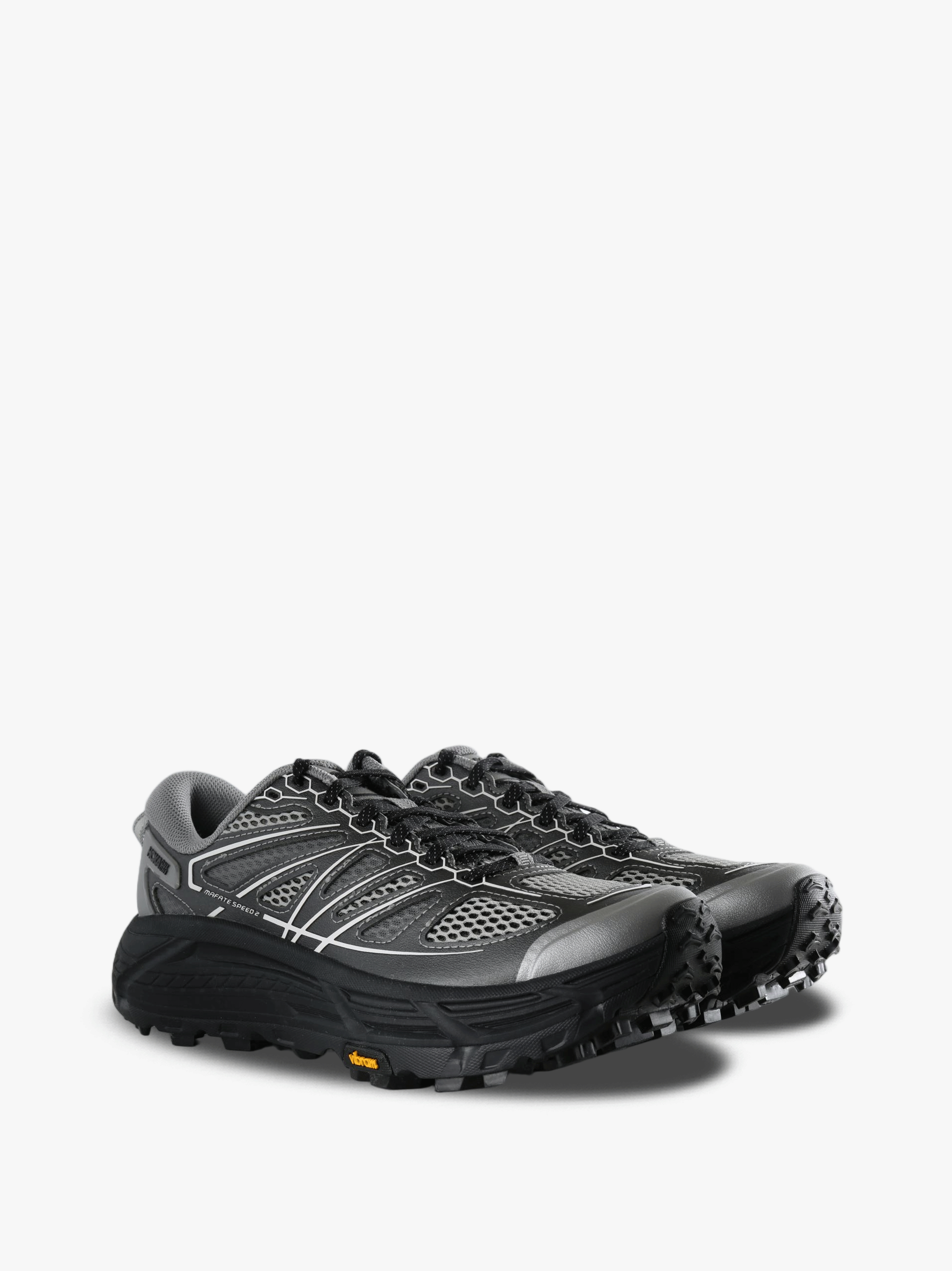 Grey shoes, front view