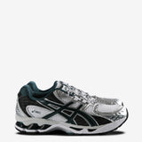 White running shoes, side view