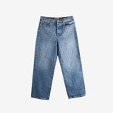 Blue jeans, front view