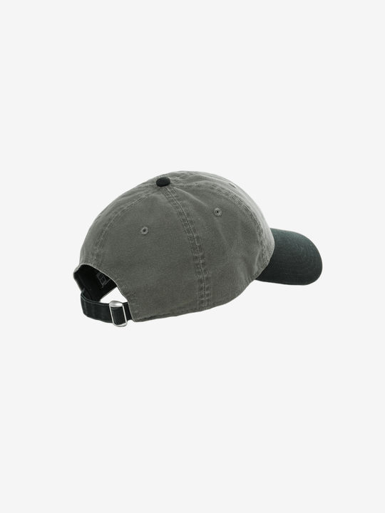 Gray cap,back view