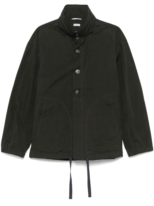 Green coats, front view