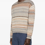 Brown sweater, side view