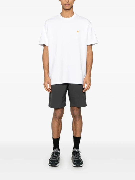 White t-shirt, full body view