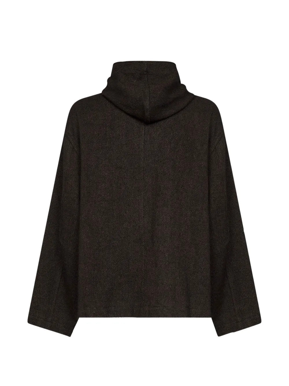 Brown jacket, back view