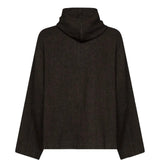 Brown jacket, back view