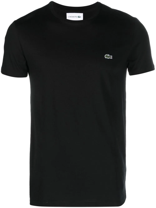 Black t-shirt, front view