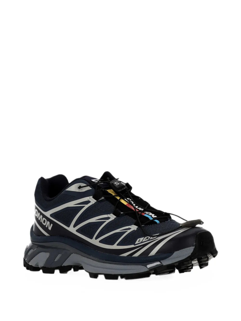 Navy shoes, front view