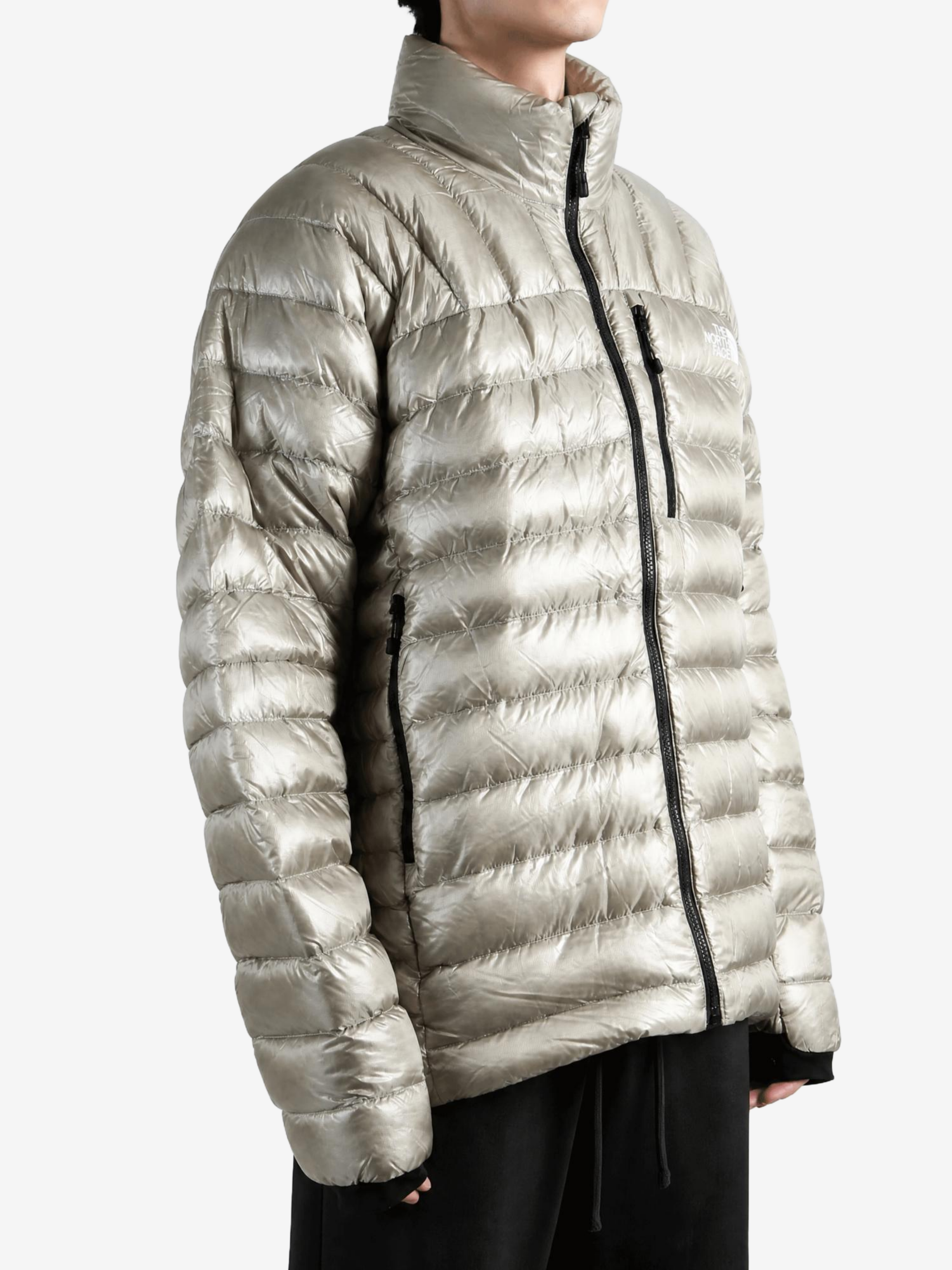Tan jacket, front view