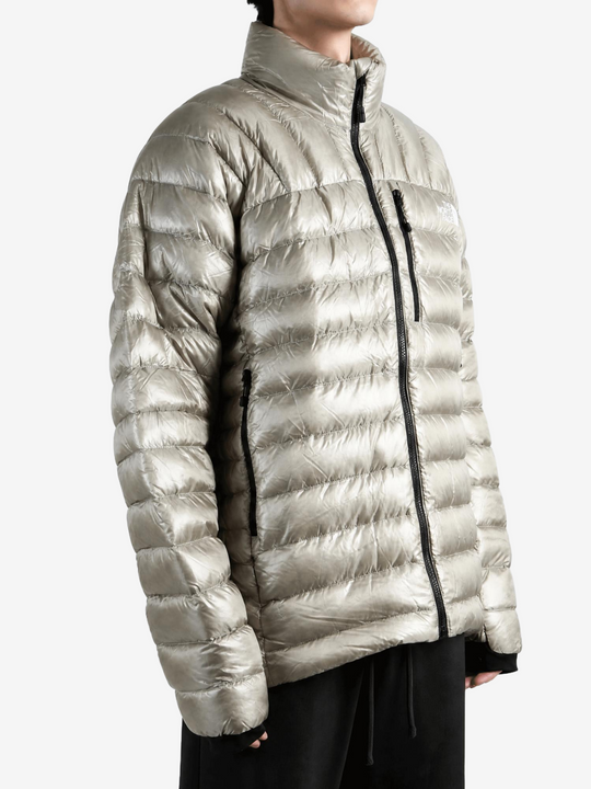 Tan jacket, front view