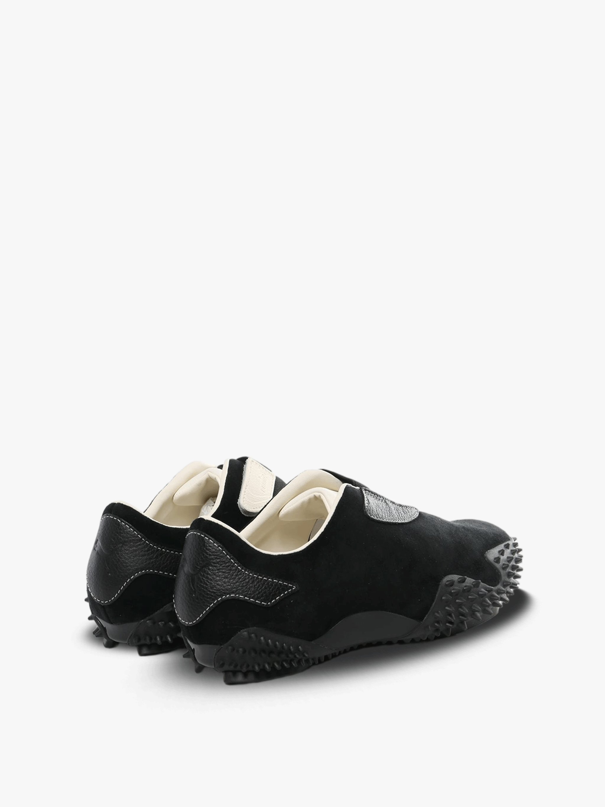 Black shoes,back view